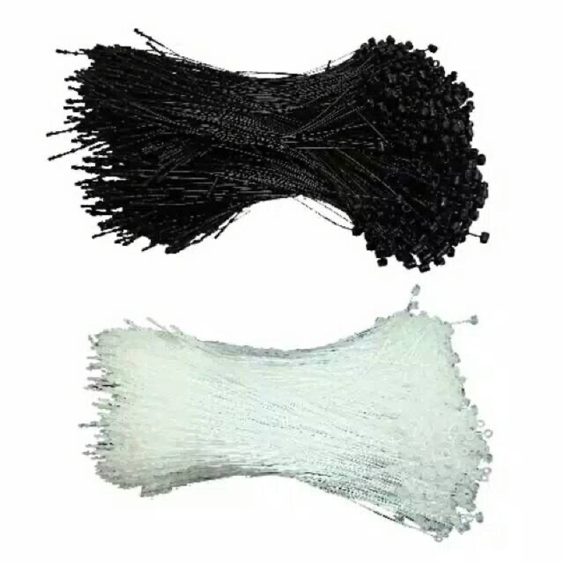 

Tali Hangtag Tali Handtag Merk Hitam dan Putih Premium Loop Pin Hang Tag Label Baju