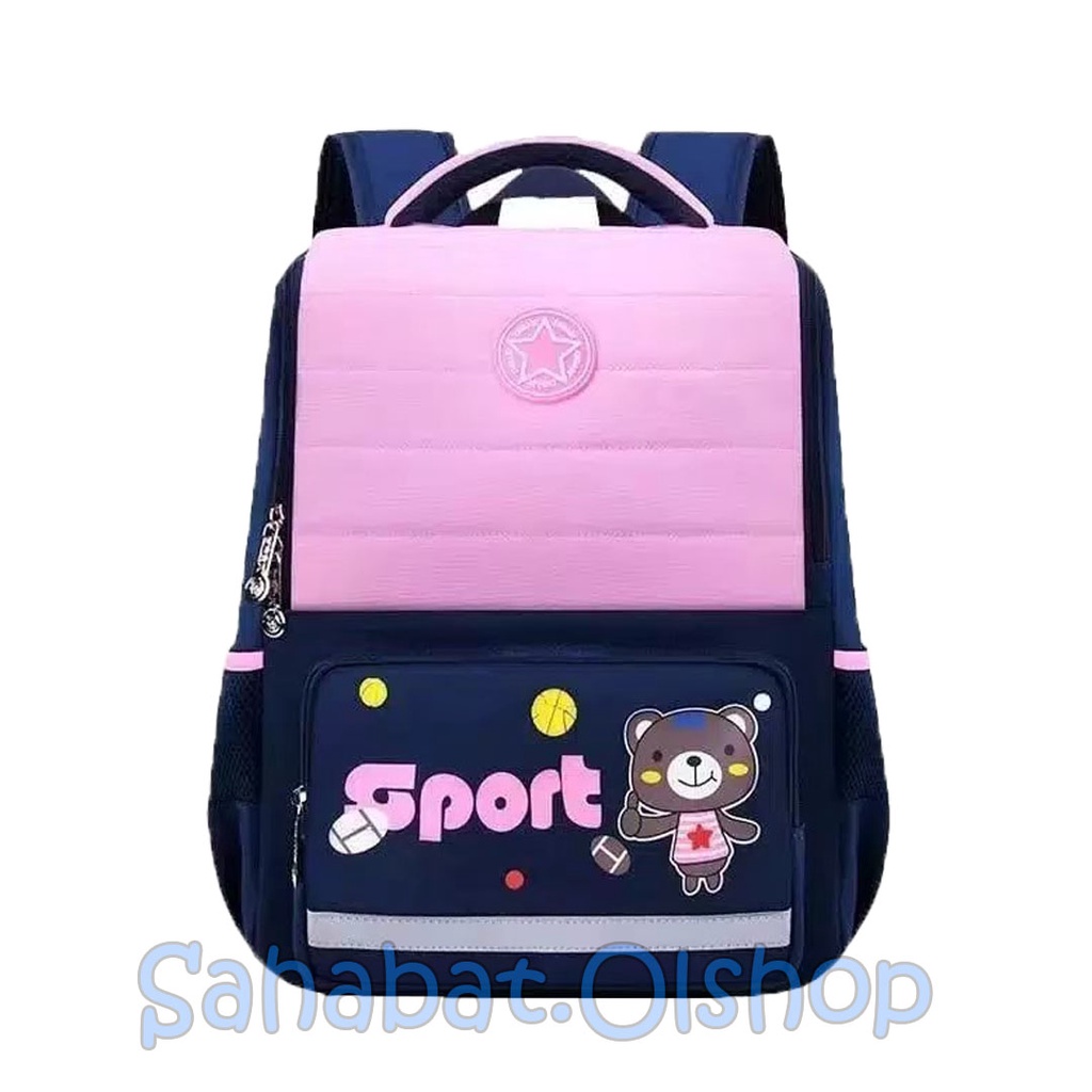 Sahabat Sport Beruang Tas Ransel Anak Sekolah TK/PAUD/SD