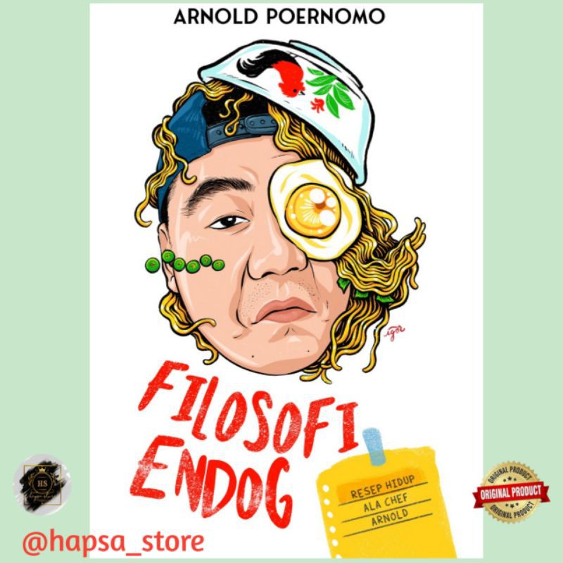 Buku FILOSOFI ENDOG : Resep Hidup Ala Chef Arnold
