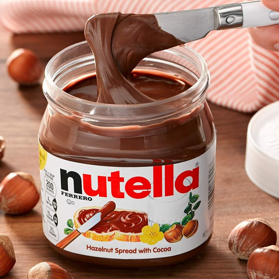 

Nutella spread berbasis Kacang dan Coklat 200 gram.