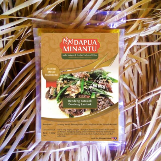 

Bumbu masak tradisional DENDENG BATOKOK / LAMBOK