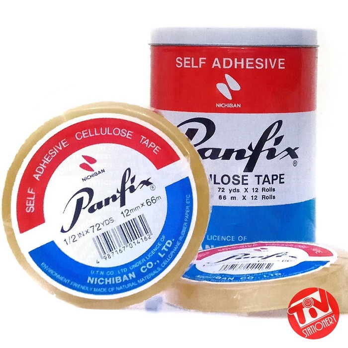 

Gaya Isolasi Panfix Cellulose Tape 12 Mm X 66 M (1/2" X 72 Yards) Diskon