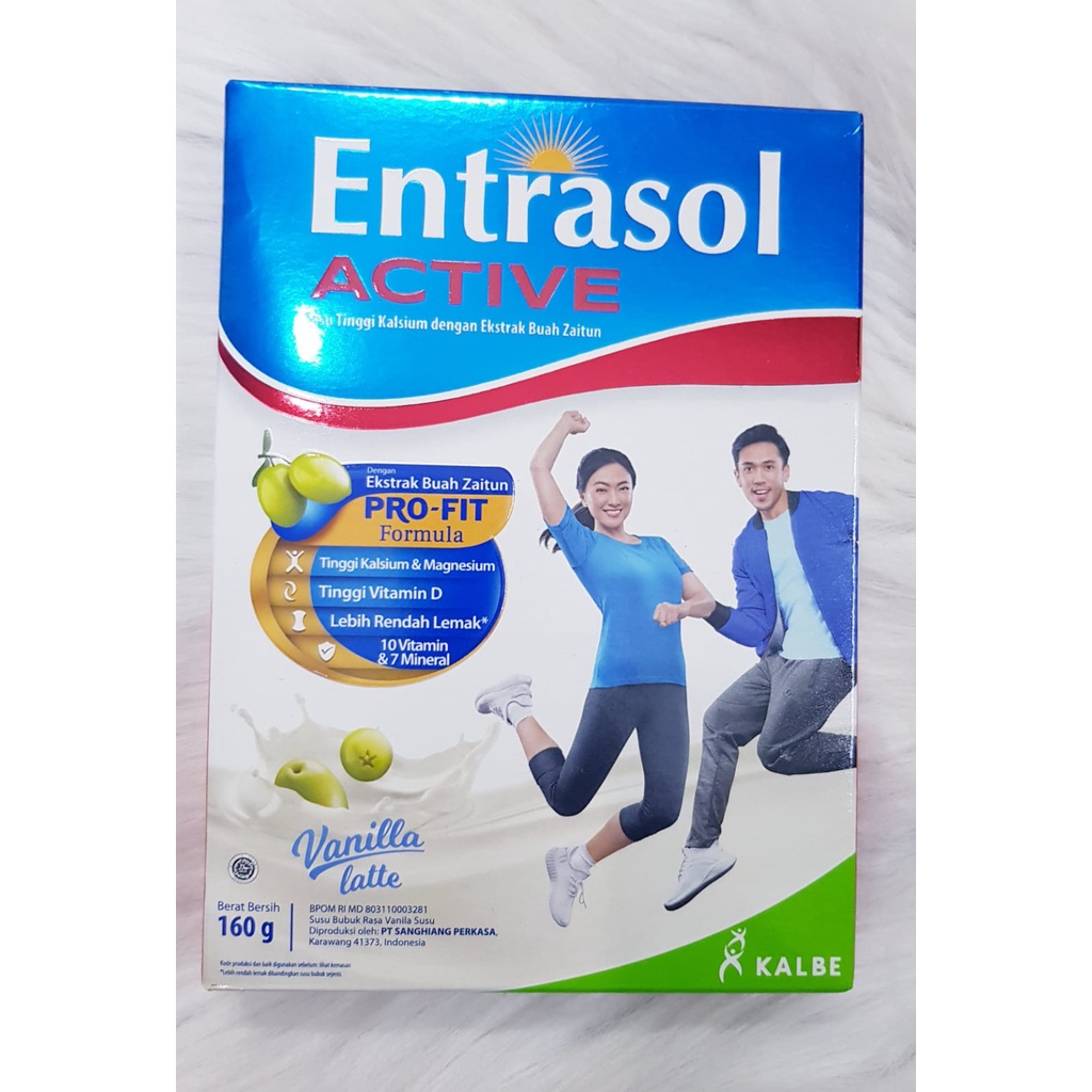 ENTRASOL ACTIVE RASA VANILLA LATTE ISI 160 G