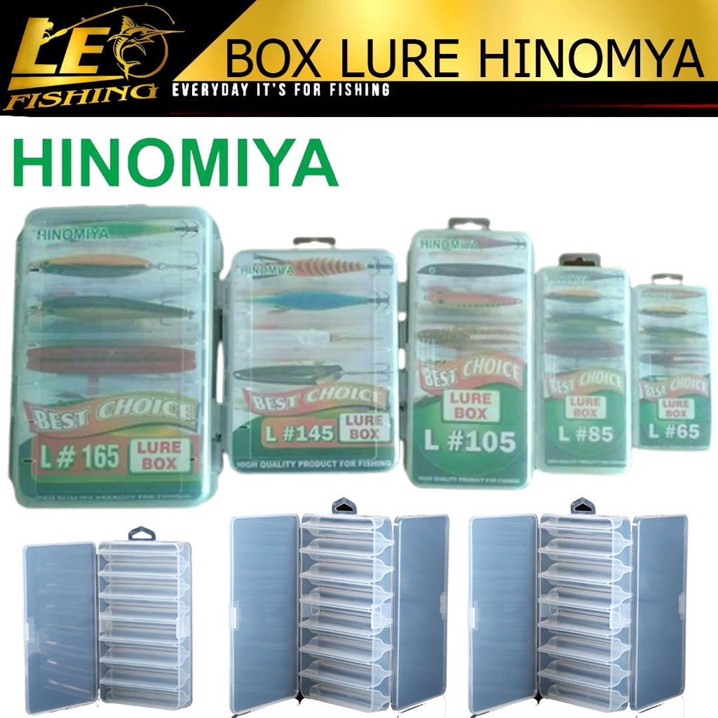 LURE BOX HINOMIYA L105 ORIGINAL UKURAN 23CMX11CMX4CM BOX LURE HINOMYA BOX PANCING TERLARIS