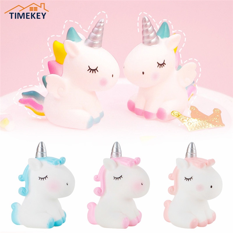 Topper Kue Desain Unicorn 1st Untuk Dekorasi Pesta Ulang Tahun Anak Perempuan