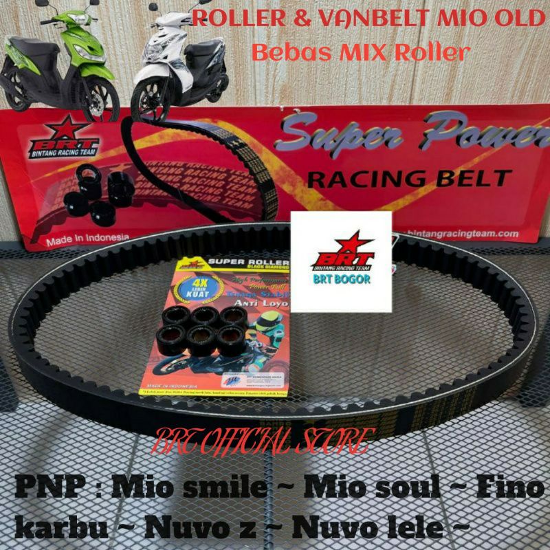 ROLLER BRT MIO SPORTY MIO OLD MIO SMILE ECERAN ROLER BRT MIO SMILE  ROLER MIO OLD MIX LOLER MIO SPORTY/ROLER MIO SOUL RORER NUVO/ MIO J/ GT/SOUL GT 110 FINO KARBU COD BAYAR DITEMPAT ROLLER MIO BRT 7 8 9 10 Gram ghio motor Shop Ghio motor chanel