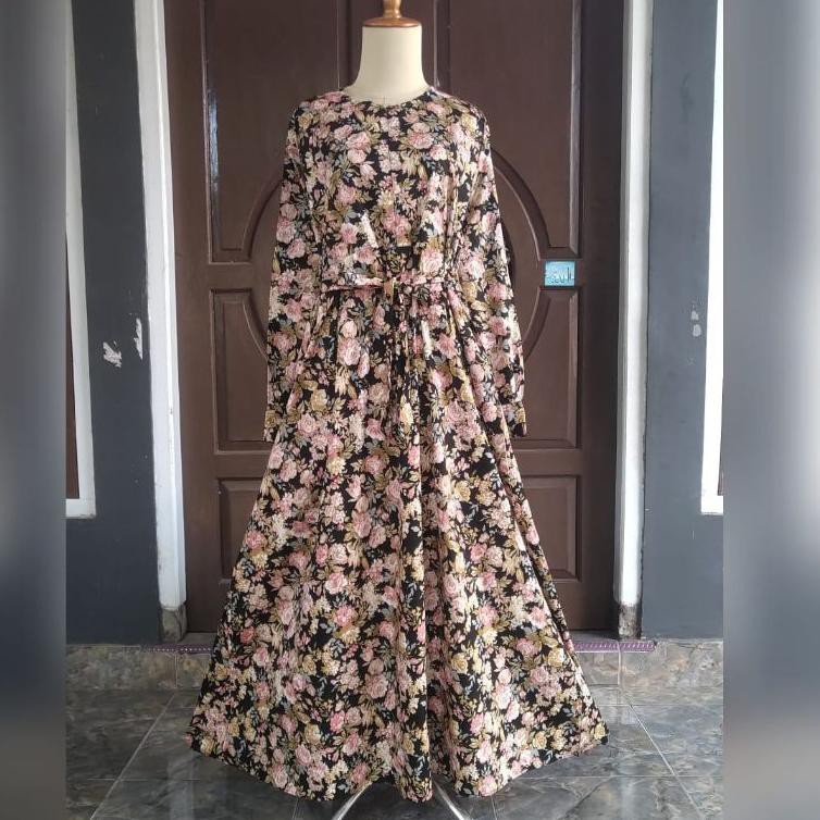 Salsabilla Gamis Anak katun jepang Gardenia baju muslim bayi perempuan couple ibu dan baby (ART. 161