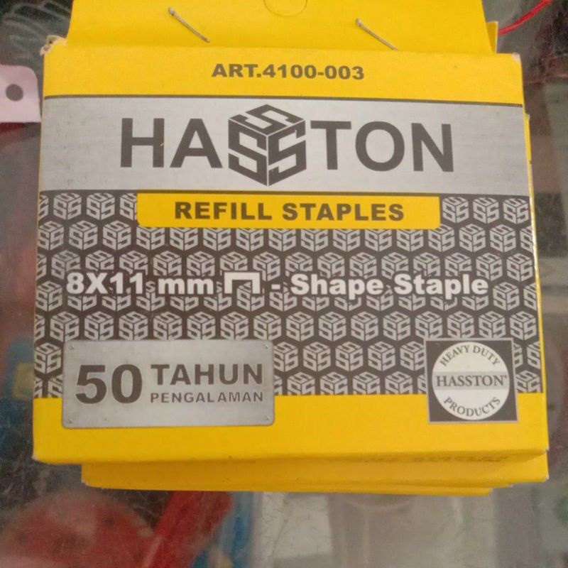 

isi ulang refill refil staples tembak 6 mm 8 mm 6mmx11mm 8mmx11mm 1000pcs berkualitas