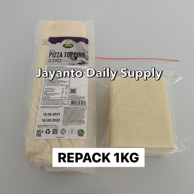 

BISA BAYAR DITEMPAT KEJU MELER TOPPING PIZZA ARLA MOZZARELLA CHEESE - KEJU MOZARELLA 1KG