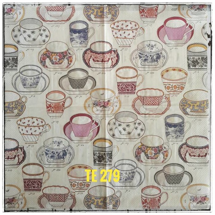 Tisu eropah ukuran 33x33 cm 1 pack= 20 pcs tidak campur motif 032