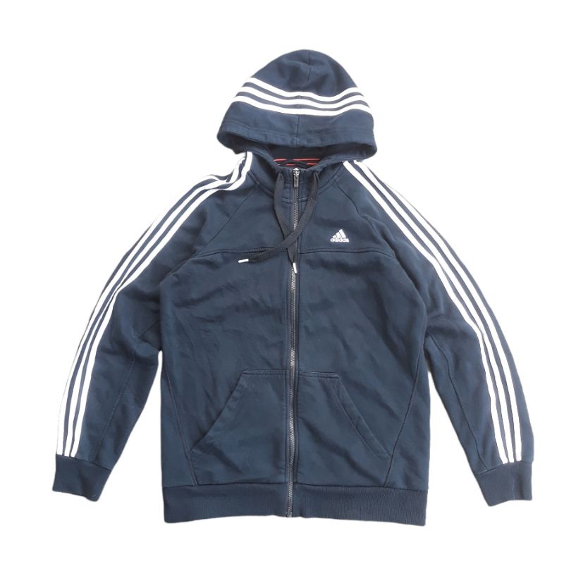 Jaket Zip Hoodie Adidas Second Original