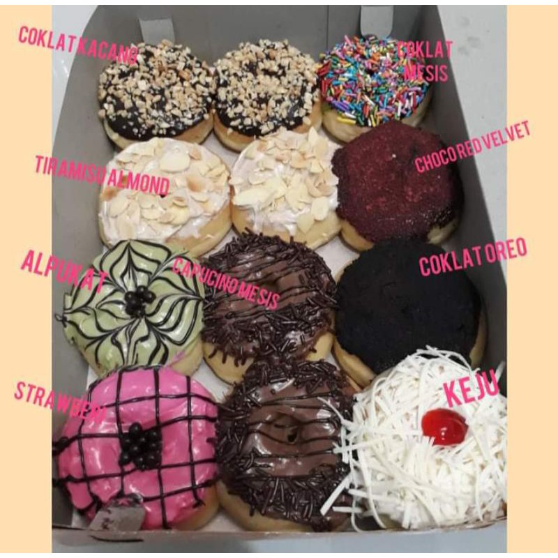 

donat mini isi 12pcs