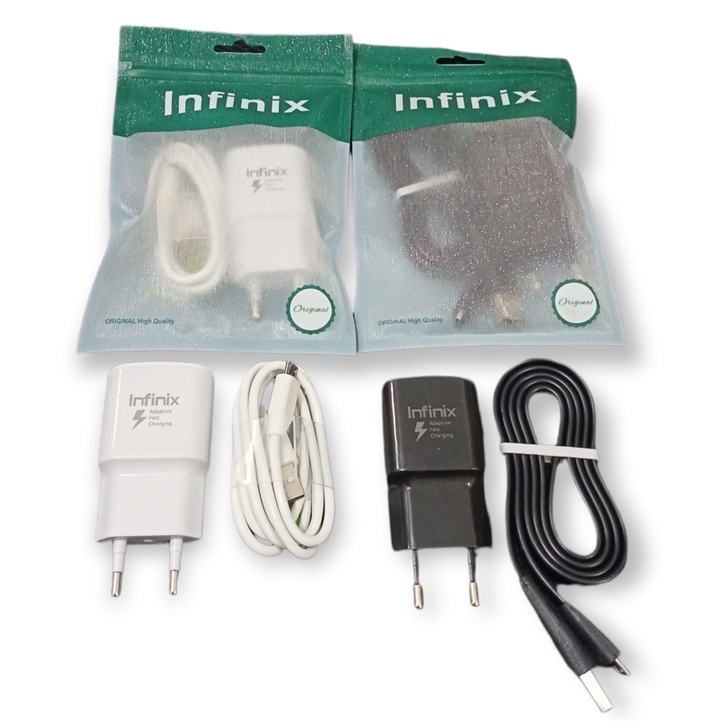 CHARGER INFINIX CQ-15AX MICRO USB FAST CHRAGING PACKING PLASTIK