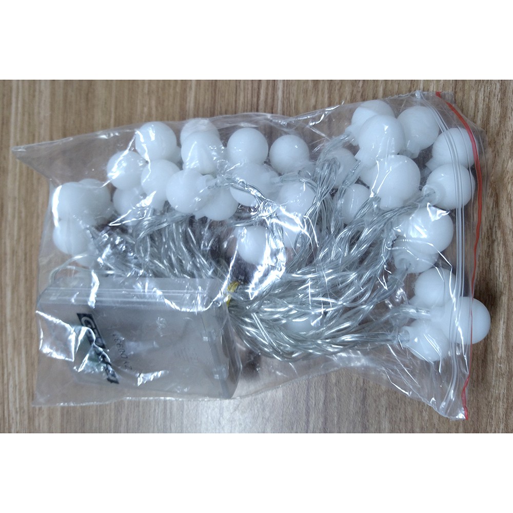 Lampu Hias Sperical Light String Portable Warm White 40 LED 6M - ZYD0931 - 7RLL0OWT Warm White