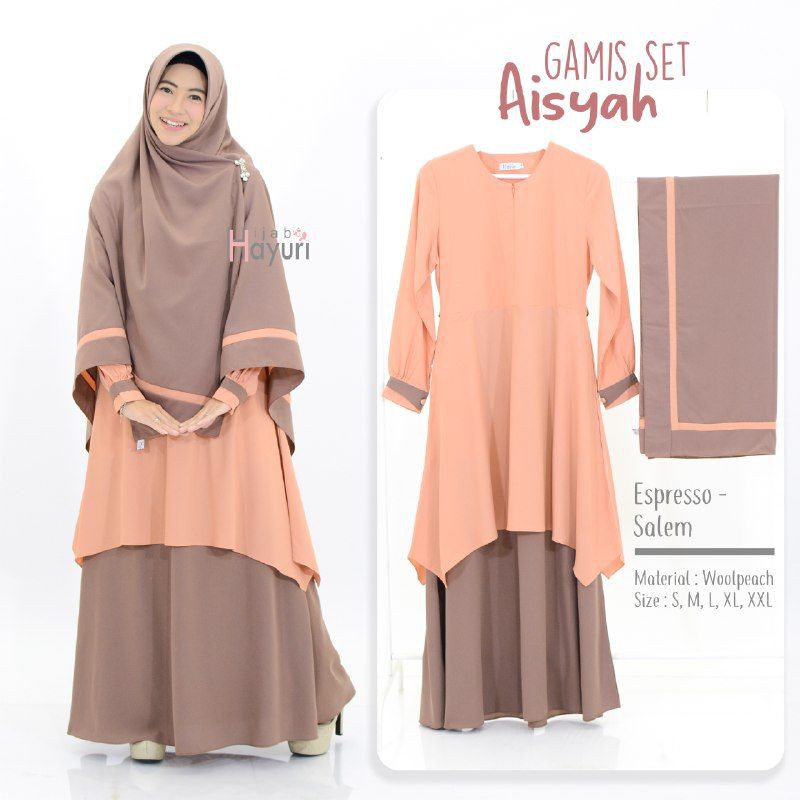 gamis set aisyah by hijab hayuri