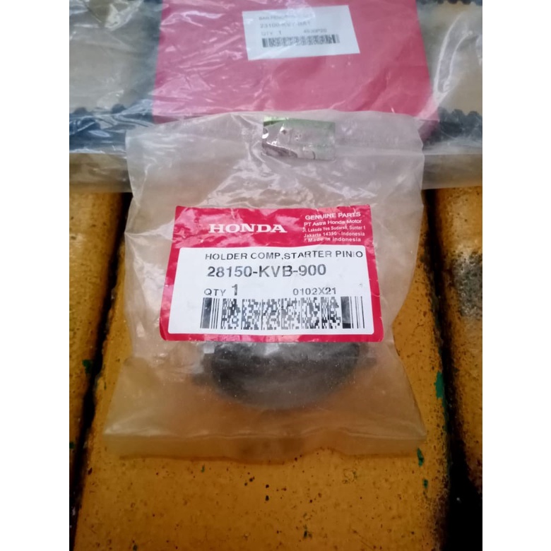 Holder Comp Tutup Gigi Pinion Starter Stater Honda beat vario scoopy spacy Fi Karbu ORI ORIGINAL AHM