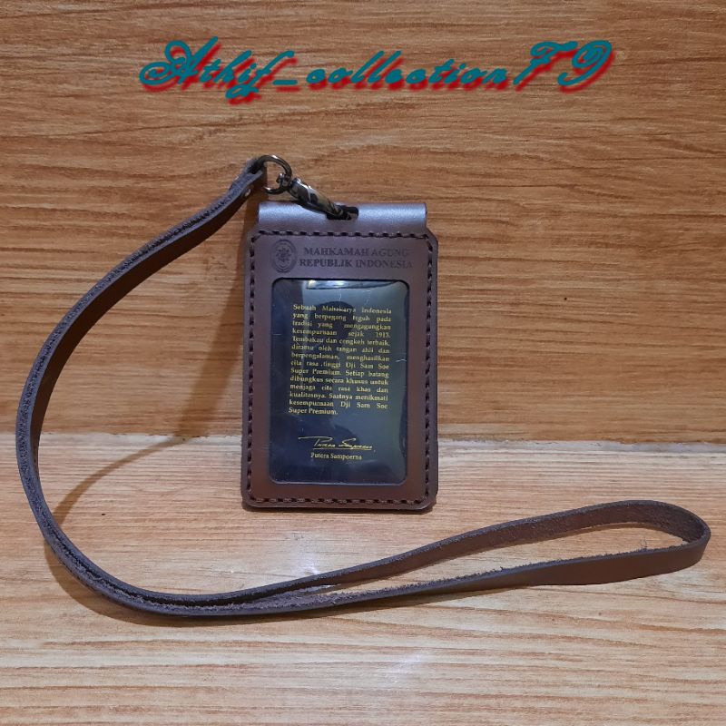

ATH Tempat Id Card Kulit Asli Mahkamah Agung MA Lipat Gantungan ID Card Kulit Asli MA Mahkamah Agung