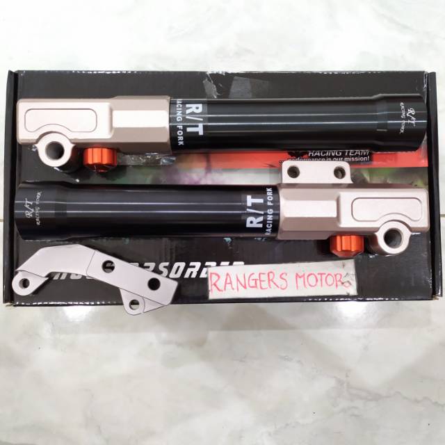 BOTTOM SHOCK DEPAN RT STAGE 6 PLUS BREKET 2 PISTON BEAT-VARIO-SCOOPY