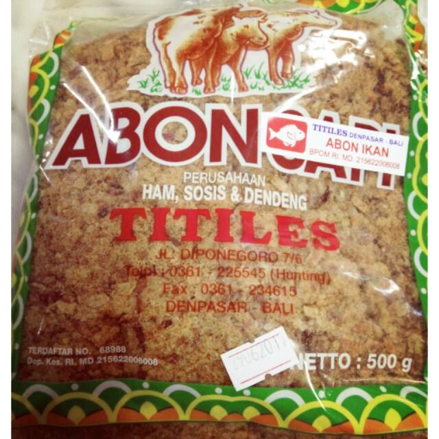 

Titiles Abon Ikan 500gr