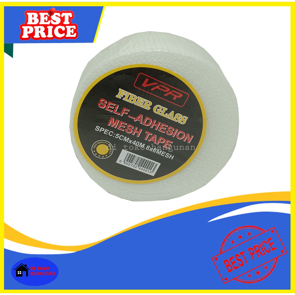 Lakban Gypsum Gipsum Fiberglass Tape 2&quot; Inch Kain Kasa Tebal