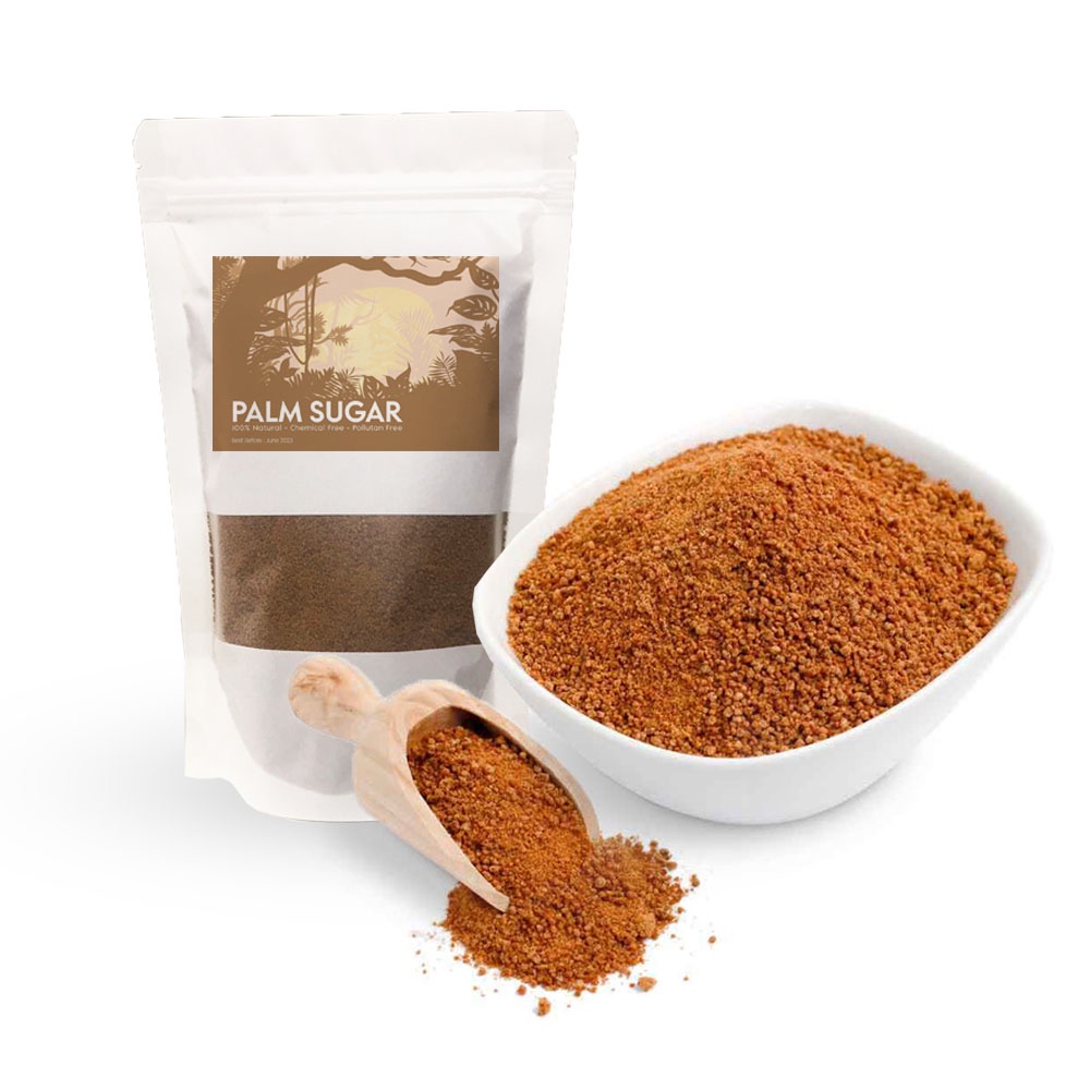 Gula aren asli bubuk 500gr Palm sugar organik Grade A gula semut gula kelapa boba brown sugar