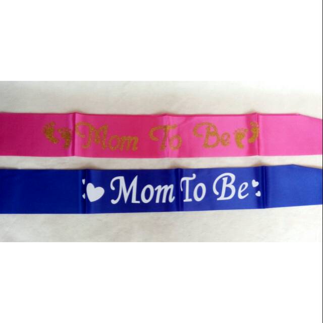 Selempang / sash baby shower / mom to be