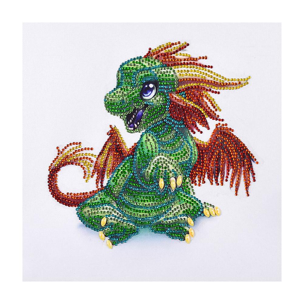 Diy Lukisan Diamond 5d Dengan Gambar Binatang Naga Untuk Hiasan