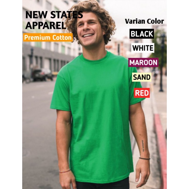 Kaos Polos New States Apparel Premium 7200(24s)