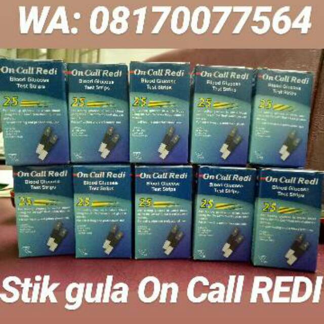 Strip Gula Darah On Call Redi (25s)