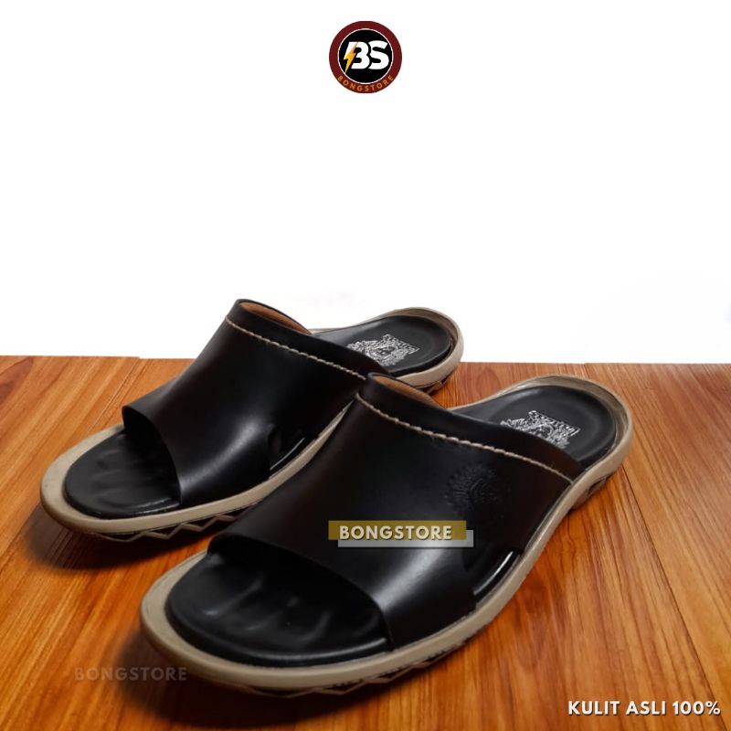 Sandal Pria Selop Kulit Asli Premium Sandal Pria Slide Slip on Premium