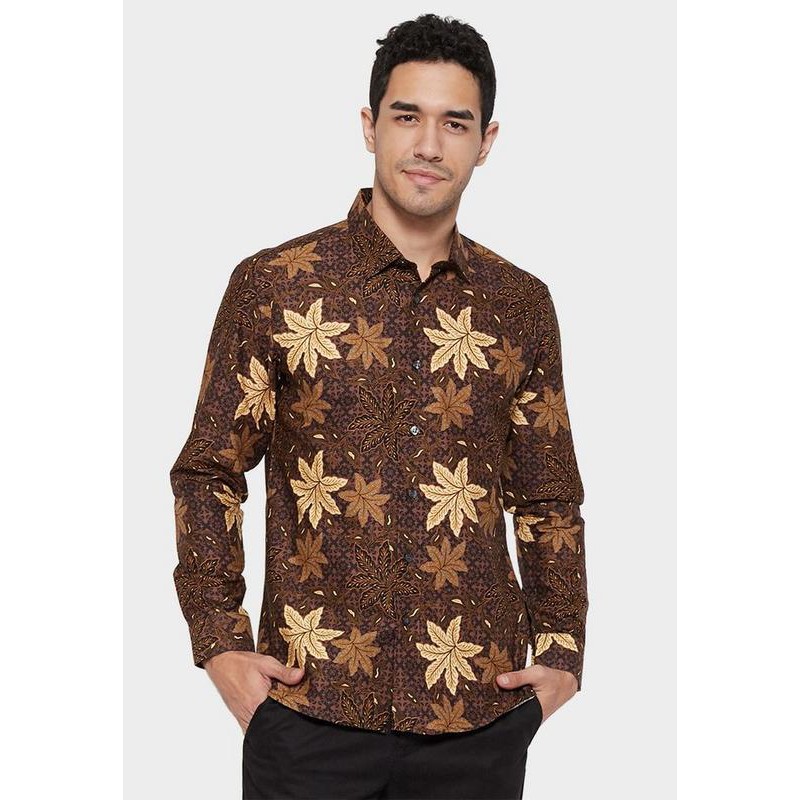 BAJU PRIA/COWOK KEMEJA BATIK PREMIUM SLIMFIT LENGAN/TANGAN PANJANG/PENDEK