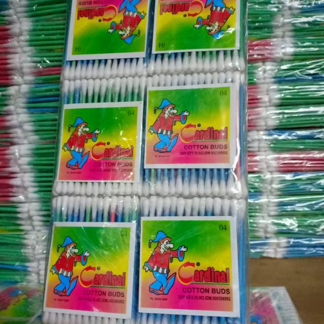 COTTON BUDS 3 BARIS ISI 12 BUNGKUS MURAH