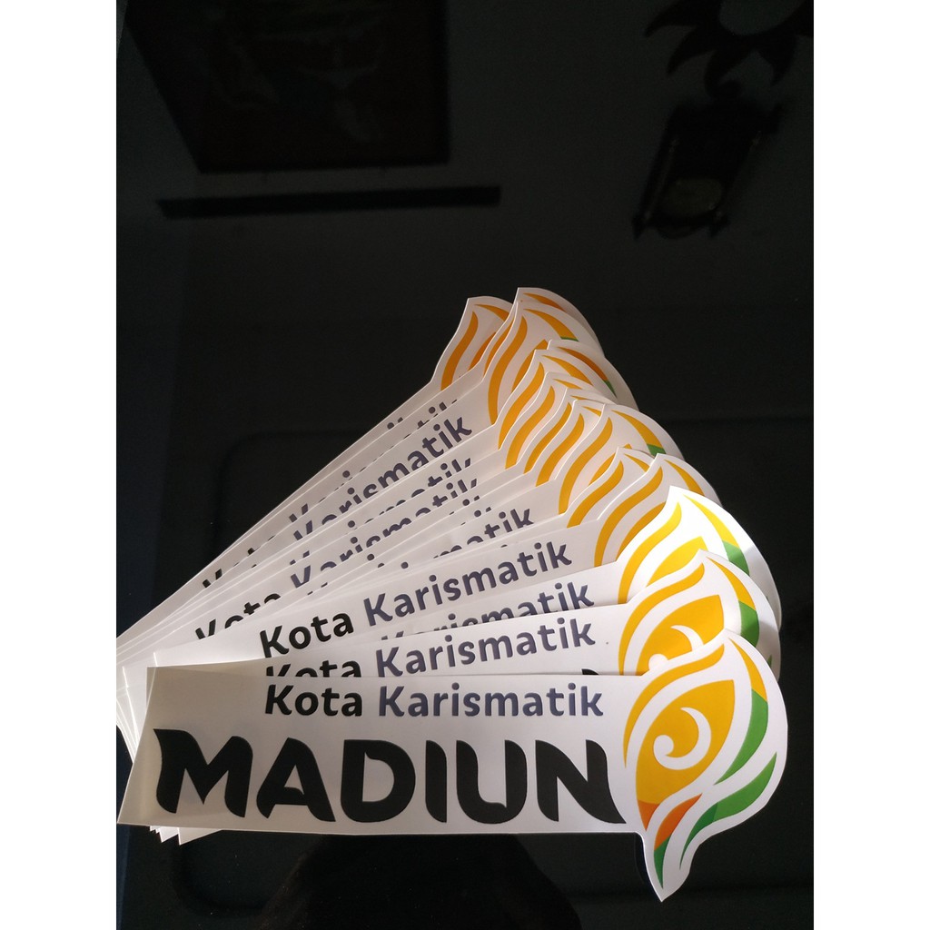 Sticker Madiun Kota Karismatik Shopee Indonesia