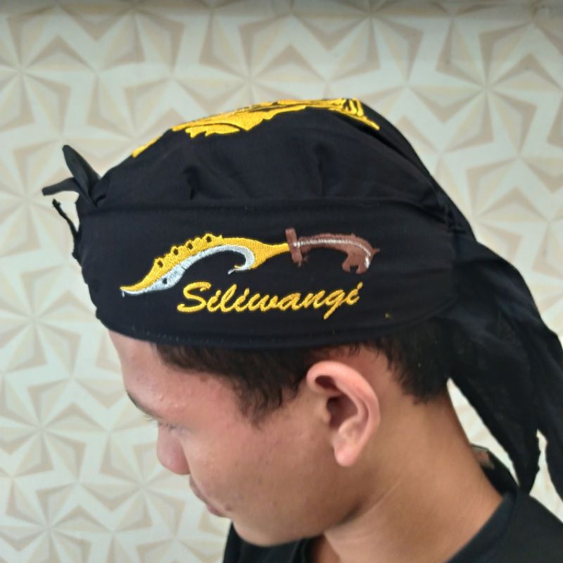 Blangkon Kujang Macan Siliwangi/udeng macan siliwangi