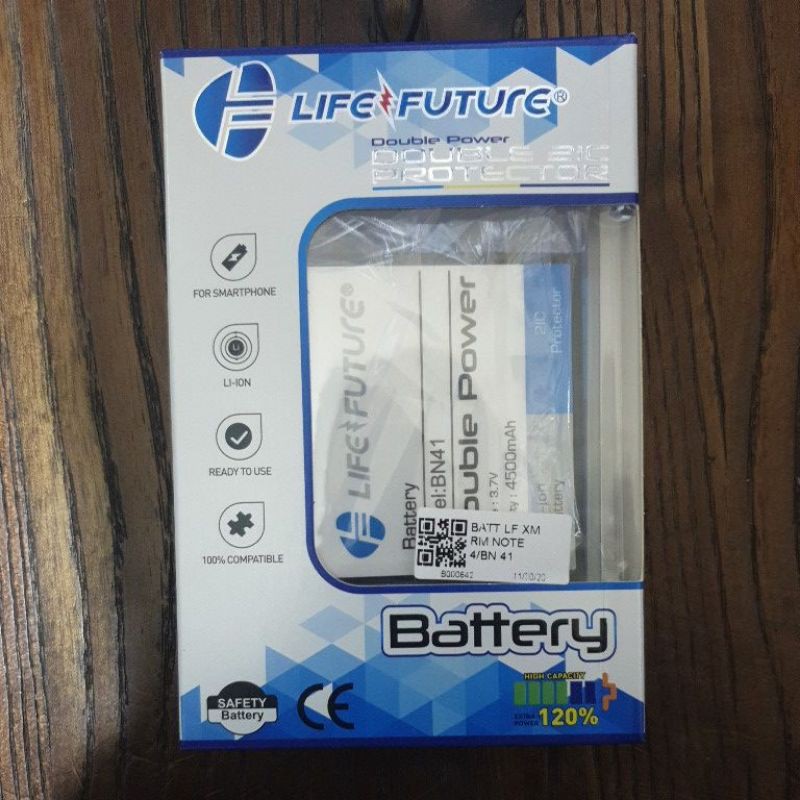 baterai xiaomi redmi Note4 double power BN41 Life Future