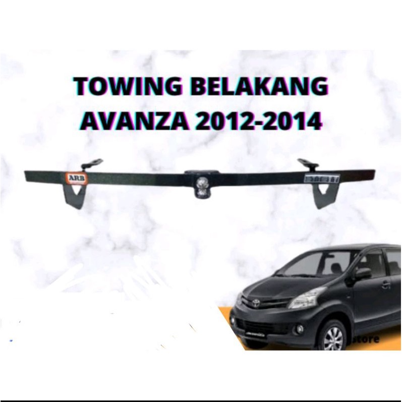 TOWING BAR BESI PELINDUNG BUMPER BEMPER BELAKANG MOBIL AVANZA XENIA 2012 2013 2014 MODEL ARB LONG