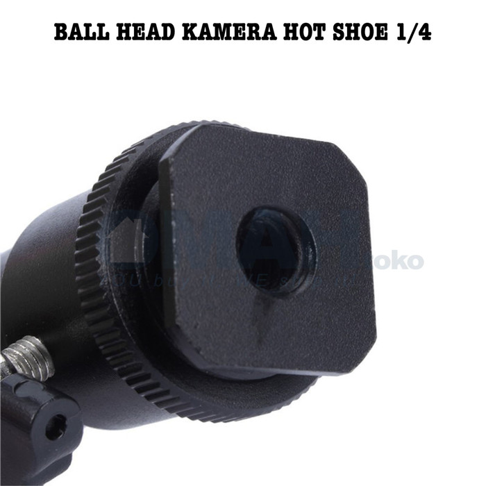 Ball Head Kamera DSLR Pocket Action Camera Hot Shoe 1/4 QM3621