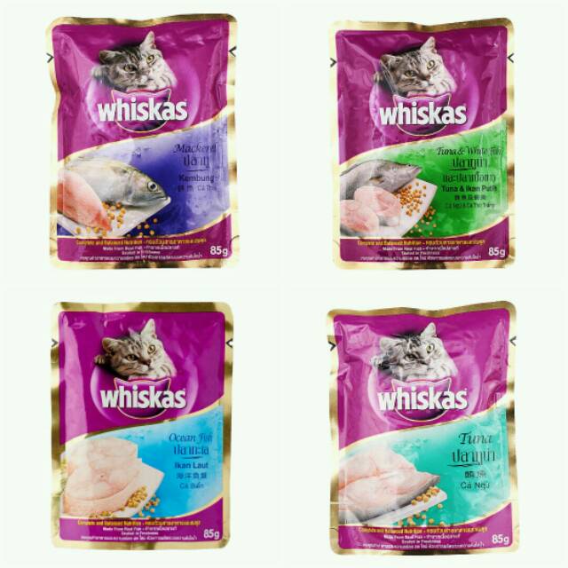 PROMO MURAH Whiskas 85gr wet food whiskas basah  per box isi 24pc