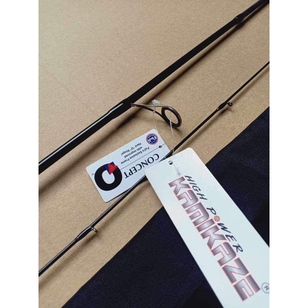 Joran UL 2-6lb Panjang 2.04cm Ultralight Kamikaze Goliath Japan Style Carbon Fuji TERBAIK