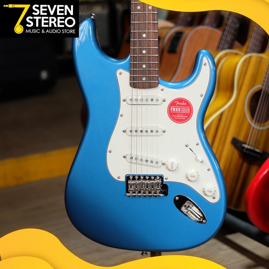 Squier Classic Vibe 60s Stratocaster Electric Guitar Lake Placid Blue