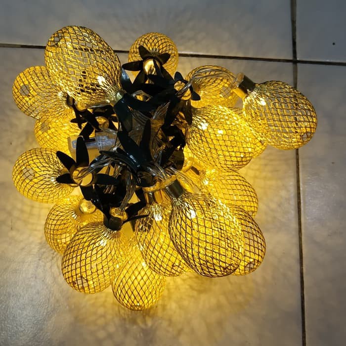 LED PINEAPPLE STRING 1.8M LAMPU hias hawai KABEL LED MOTIF NANAS 1.8 METER