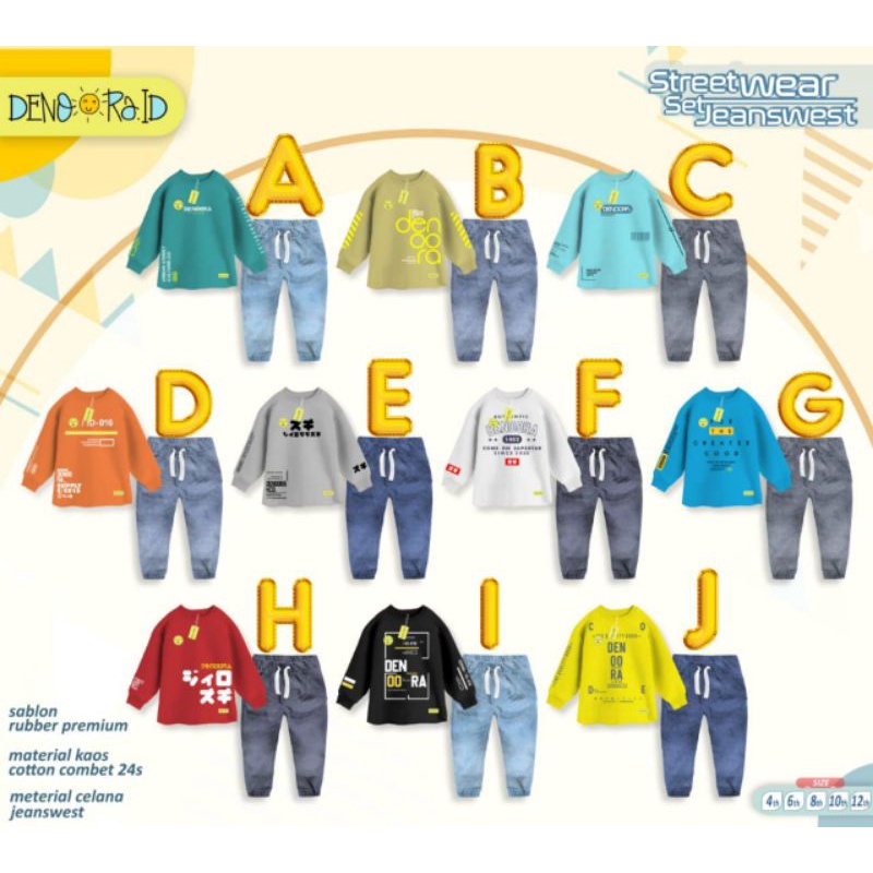 Streetwear Set Jeanswest by Denora.ID