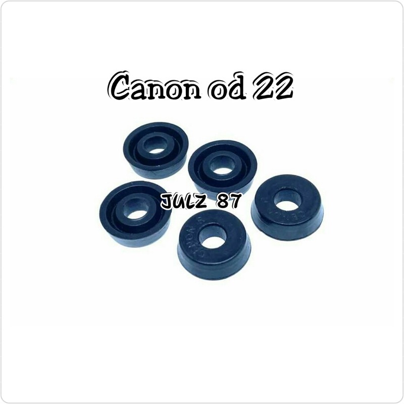 Karet pompa canon Lubang OD22 / Klep pompa canon OD22 / Klep pompa
