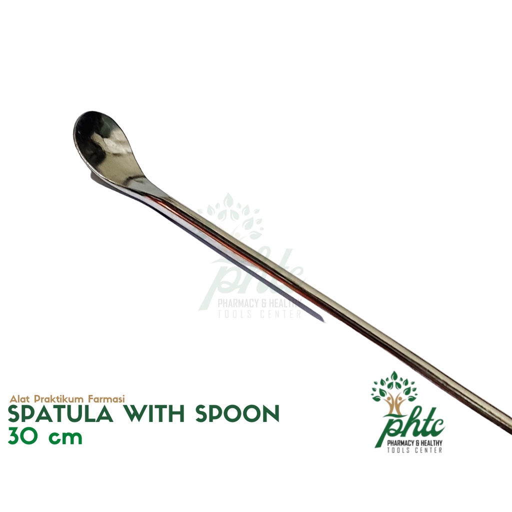 Spatel / Spatula Stainless with Spoon 30cm