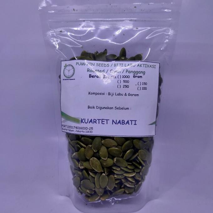 

250gr Activated Pumpkin Seeds - Aktivasi Biji Labu - Matang