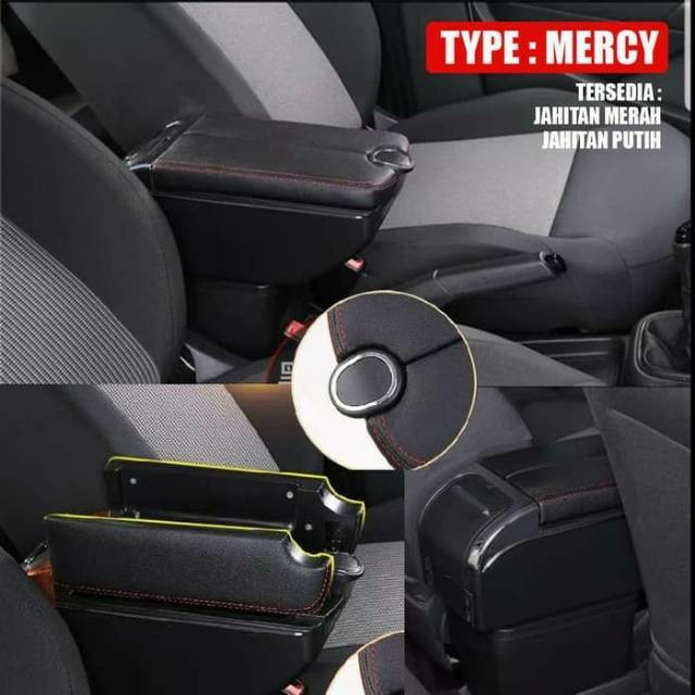 ARMREST BOX USB KHUSUS HONDA JAZZ OLD ‐ CONSOLE BOX KONSOL FIT JAZZ- AKSESORIS INTERIOR MOBIL
