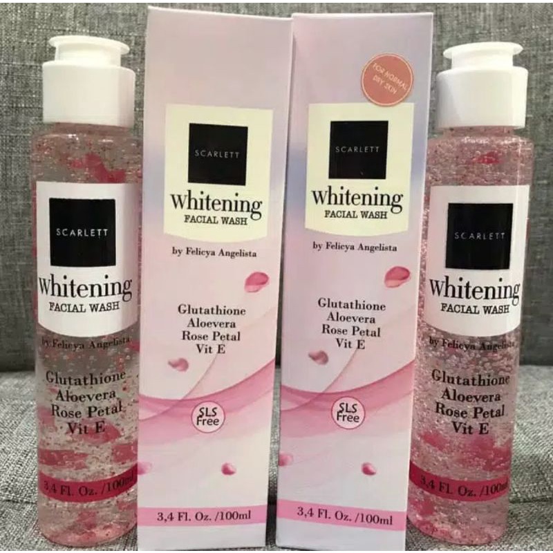FACIAL WASH SCARLET BRIGHTENING FACIAL WASH SABUN CUCI MUKA