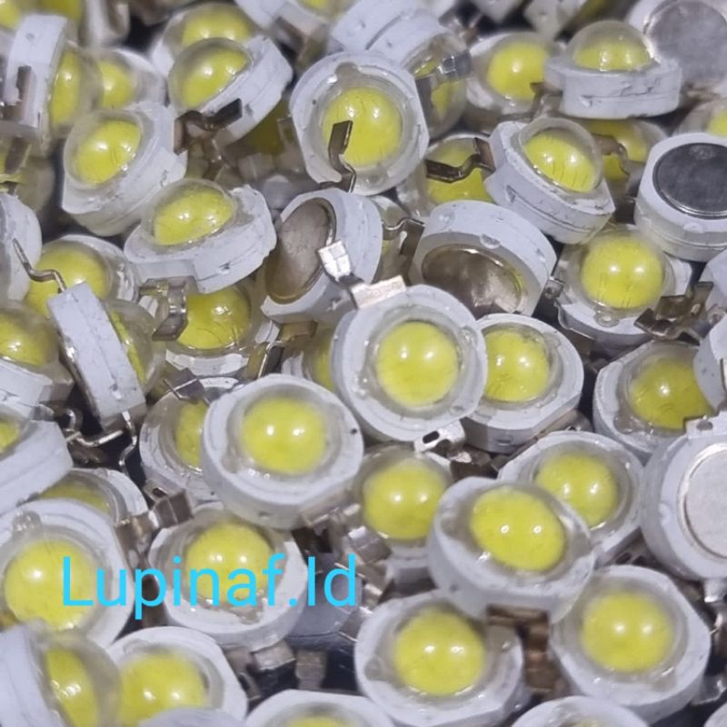 MATA LED HPL LAMPU PUTIH  1W 3W 5W