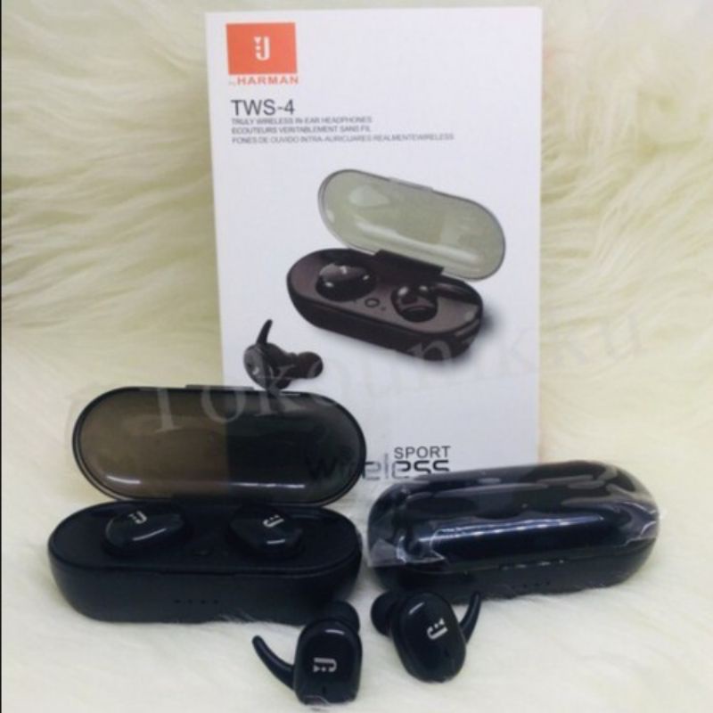 Headset TWS-4 Bluetooth Handfree wireles Stereo samsung