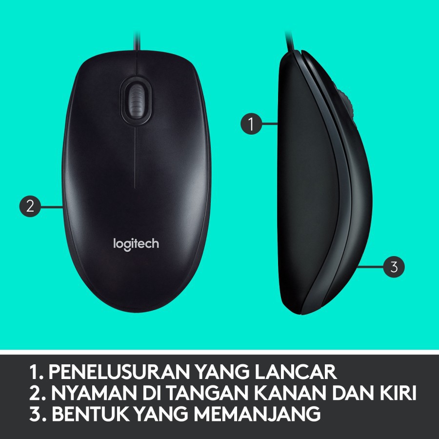 Logitech MK120 USB Keyboard Mouse Bundle / GARANSI RESMI